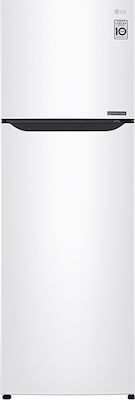LG GTB362SHCZD Ψυγείο Δίπορτο 254lt Total NoFrost Υ166.5xΠ55.5xΒ62εκ. Λευκό