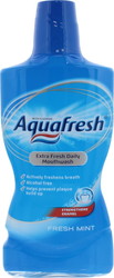 Aquafresh Fresh Mint Mouthwash Against Plaque and Bad Breath 500ml Aquafresh Fresh Mint Mouthwash Against Plaque and Bad Breath 500ml