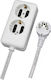 Χαραλαμπίδης 2-Outlet Power Strip 3m White