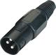 Audio Master TX006 Plug XLR male Black