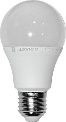 Adeleq LED Lampen für Fassung E27 und Form A60 Warmes Weiß 1160lm 1Stück