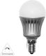 Adeleq LED-Lampe 5W 91mm für Fassung E27 und Form G45 Kühles Weiß 400lm Dimmbar