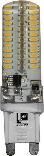 Adeleq Λάμπα LED 4W Τύπου Φθορίου για Ντουί G9 και Σχήμα T8 Θερμό Λευκό 440lm