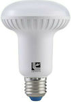 Adeleq LED Bulbs for Socket E27 and Shape R80 Cool White 750lm 1pcs