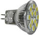 Adeleq LED Bulb 2W for Socket GU4 and Shape MR11 Warm White 200lm