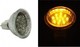 Adeleq LED Bulb 0.8W for Socket GU5.3 and Shape PAR11 Orange 70lm