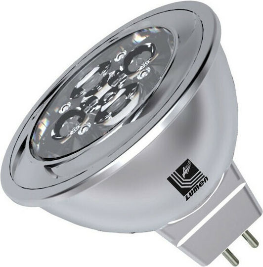 Adeleq Λάμπα LED 4.5W για Ντουί GU5.3 και Σχήμα MR16 Θερμό Λευκό 340lm