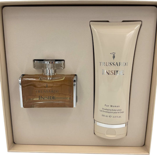 Trussardi Inside Woman Eau De Parfum 50ml & Body Lotion 100ml