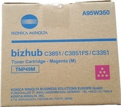 Konica Minolta TNP-49M Toner Laserdrucker Magenta 12000 Seiten (A95W350)