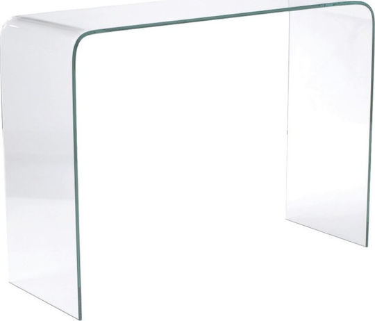 Glasser Consolă Sticlă Transparent L110xL35xH75buc Glasser Consolă Sticlă Transparent L110xL35xH75buc