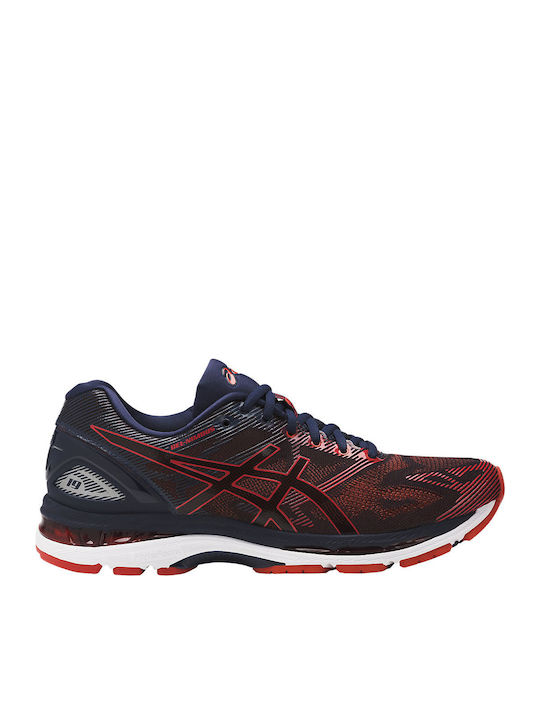 ASICS Gel-Nimbus 19 Ανδρικά Αθλητικά Παπούτσια Running Peacoat / Red Clay