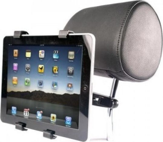 L-Link Universal Headrest Holder Tablet 10.1" Βάση Κινητού Αυτοκινήτου 10.1" με Ρυθμιζόμενα Άγκιστρα Μαύρη