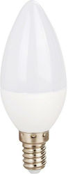 Diolamp Λάμπα LED για Ντουί E14 και Σχήμα C37 Ψυχρό Λευκό 610lm