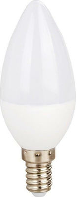Diolamp LED Lampen für Fassung E14 und Form C37 Kühles Weiß 610lm 1Stück