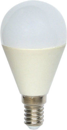 Diolamp Λάμπα LED 7W 93mm για Ντουί E14 και Σχήμα G45 Θερμό Λευκό 630lm