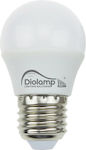 Diolamp LED Lampen für Fassung E27 und Form G45 Naturweiß 450lm 1Stück