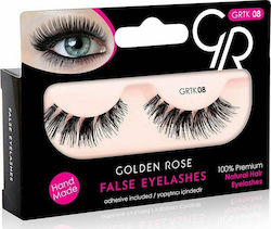 Golden Rose Falsche Wimpern in Schwarz Farbe GRTK 08