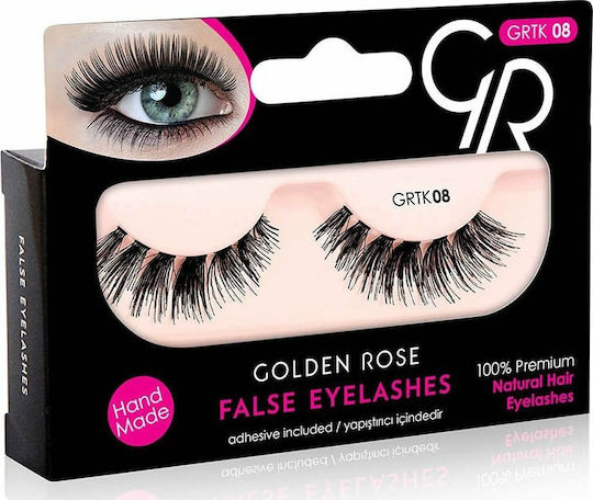 Golden Rose False Lashes in Black color GRTK 08