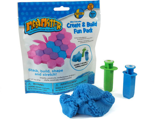 Wabafun Construction & Building Toys Mad Mattr Master Builder Mini Extruder Set Blue for Children Aged 3+
