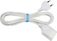 CHaralampidis Extension Cable Cord 2 x 0.75mm²/10m White