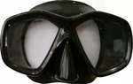 Tech Pro Diving Mask Silicone M2 in Black color