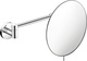 Sanco MR-705-Α03 Magnifying Round Bathroom Mirror Led made of Metal 33.5x33.5cm Silver