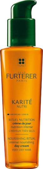 Rene Furterer Karite Nutri Intense Nourishing Day Cream Balsam Leave In Reconstrucție/Nutriție pentru Uscat Păr 100ml