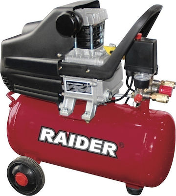 Raider RD-AC04Z Einphasig Luftkompressor mit Leistung 2hp und Druckluftbehälter 24Es 089401