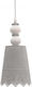 Inart Pendant Light Single-Light Gray