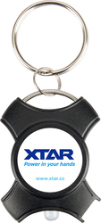 XTAR Rechargeable Keychain Flashlight LED with Maximum Brightness 5lm X-craft Black