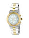 Invicta Specialty Γυναικείο Ρολόι 38mm Χρονογράφος Μπαταρίας με Ασημί Μεταλλικό Μπρασελέ