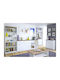 Sideboard Top Mix Wooden With Drawers White / Sonoma 80x33x85cm