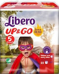 Libero Πάνες Βρακάκι Up & Go Super Hero Edition No. 5 για 10-14kg 22τμχ