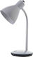 Aca LED Office Lamp with Flexible Arm in Silver Color