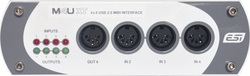 ESI M4U-XT Midi Interface Λευκό ESI M4U-XT Midi Interface Λευκό