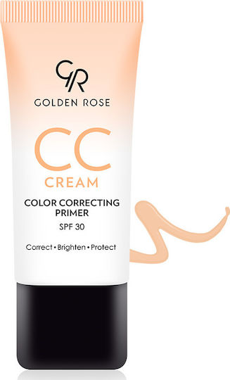 Golden Rose Primer Προσώπου σε Κρεμώδη Μορφή με 30SPF 30ml