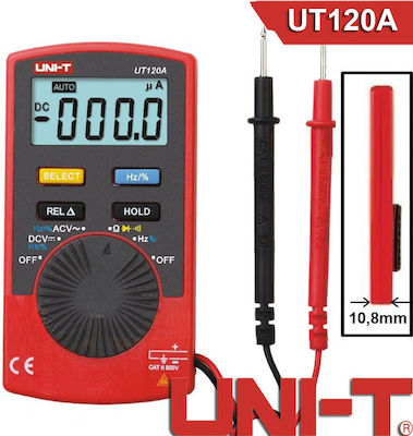 Uni-T UT120A Digital Multimeter Pocket with AC Measurement