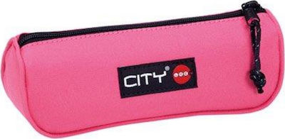 Lyc Sac City-Eclair Pencil Case with 1 Compartment Pink