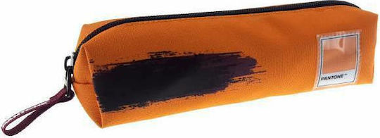 Pantone Lifestyle Pencil Case Barrel with 1 Compartment Orange