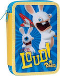 Gim Rabbids Federmäppchen Voll mit 2 Fächern Blau