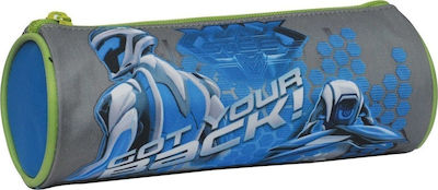 Gim Max Steel Got Your Back Pencil Case Barrel with 1 Compartment Multicolored