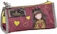 Santoro Gorjuss Heartfelt Pencil Case with 1 Compartment Burgundy