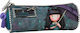 Santoro Gorjuss My Umbrella Pencil Case Barrel with 1 Compartment Gray