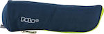 Polo Vertical Pencil Case with 1 Compartment Blue