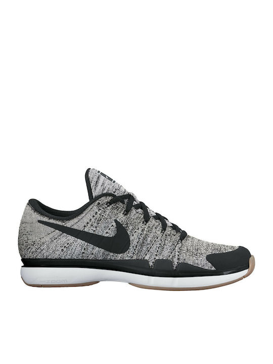 Nike Zoom Vapor Flyknit Men's Tennis Shoes for Hard Courts Gray