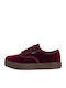 Pepe Jeans Hannah Velvet Damen Flatforms Sneakers Burgundisch