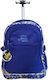 Paxos Lois Ethnic School Bag Trolley Elementary, Elementary in Blue color