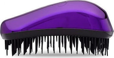 Dessata Bright Edition Classic Chrome Purple Brush Set Hair for Detangling