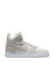 Recreation Mid Top Premium Γυναικεία Μποτάκια Λευκά