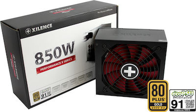 Xilence Performance X Series 850W Black Computer Power Supply Semi Modular 80 Plus Gold